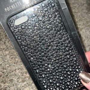 IPhone 5 silver bling case